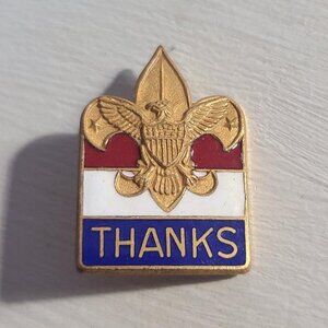 BSA Thanks Vintage Lapel Pin Badge